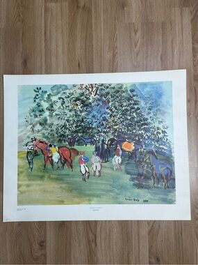 Penn Prints Raoul Dufy Jockeys at Paddock Art Print 28x22
Vintage